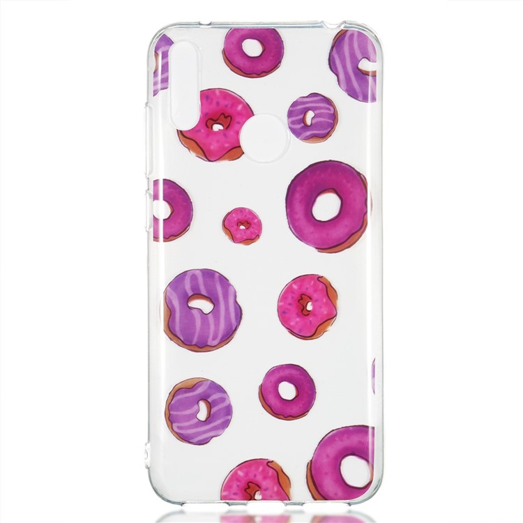 Pattern Printing IMD TPU Case for Huawei Y7 (2019) / Y7 Pro (2019) / Enjoy 9 - Doughnuts-2