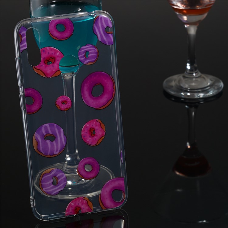 Pattern Printing IMD TPU Case for Huawei Y7 (2019) / Y7 Pro (2019) / Enjoy 9 - Doughnuts-5