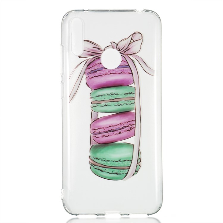 Pattern Printing IMD TPU Case for Huawei Y7 (2019) / Y7 Pro (2019) / Enjoy 9 - Macarons-2