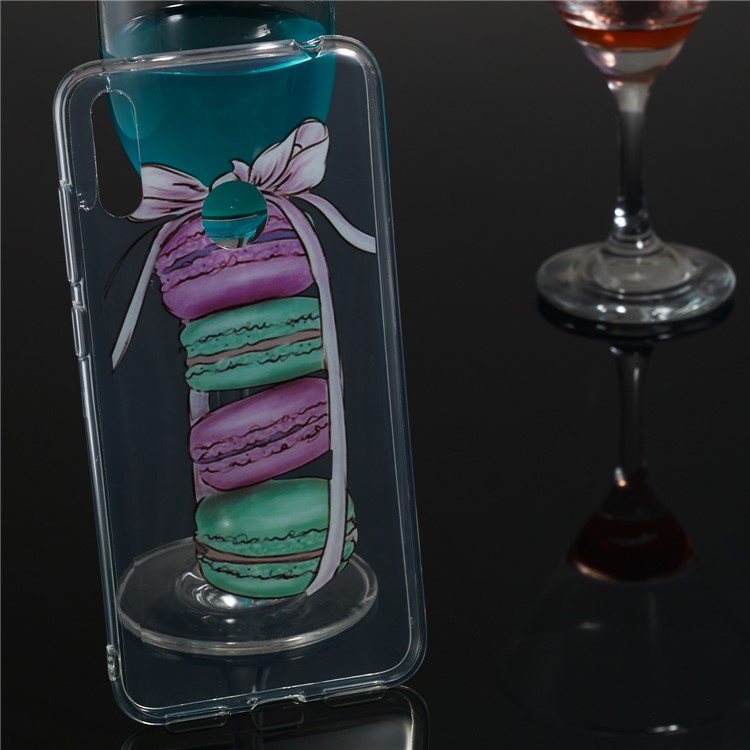 Pattern Printing IMD TPU Case for Huawei Y7 (2019) / Y7 Pro (2019) / Enjoy 9 - Macarons-5