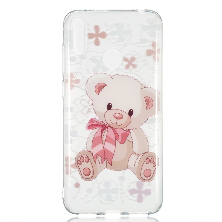 Pattern Printing IMD TPU Case for Huawei Y7 (2019) / Y7 Pro (2019) / Enjoy 9 - Bear-2