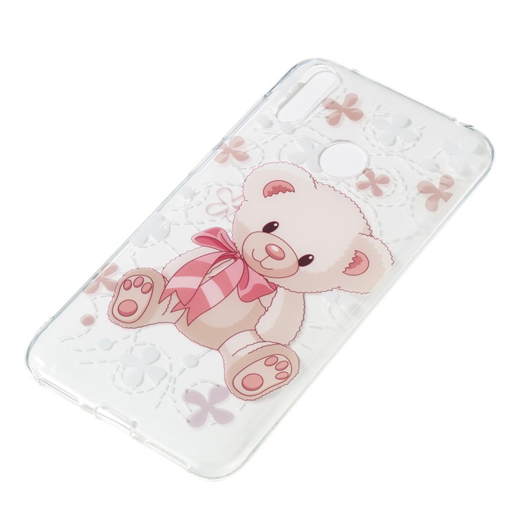 Pattern Printing IMD TPU Case for Huawei Y7 (2019) / Y7 Pro (2019) / Enjoy 9 - Bear-3