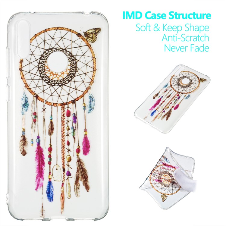 Pattern Printing IMD TPU Case for Huawei Y7 (2019) / Y7 Pro (2019) / Enjoy 9 - Dream Catcher-1