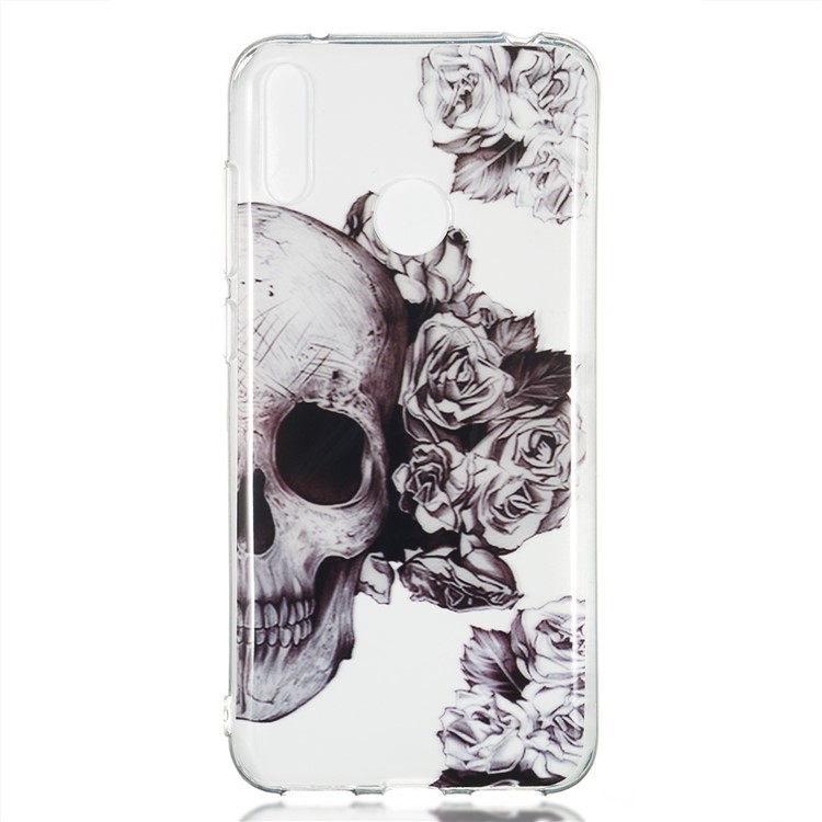 Pattern Printing IMD TPU Case for Huawei Y7 (2019) / Y7 Pro (2019) / Enjoy 9 - Cool Skull-2