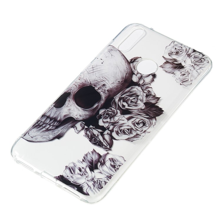 Pattern Printing IMD TPU Case for Huawei Y7 (2019) / Y7 Pro (2019) / Enjoy 9 - Cool Skull-3