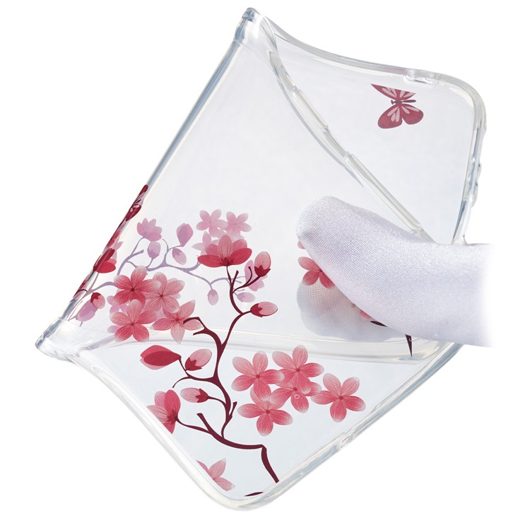 Pattern Printing IMD TPU Case for Huawei Y7 (2019) / Y7 Pro (2019) / Enjoy 9 - Butterfly and Flower-4
