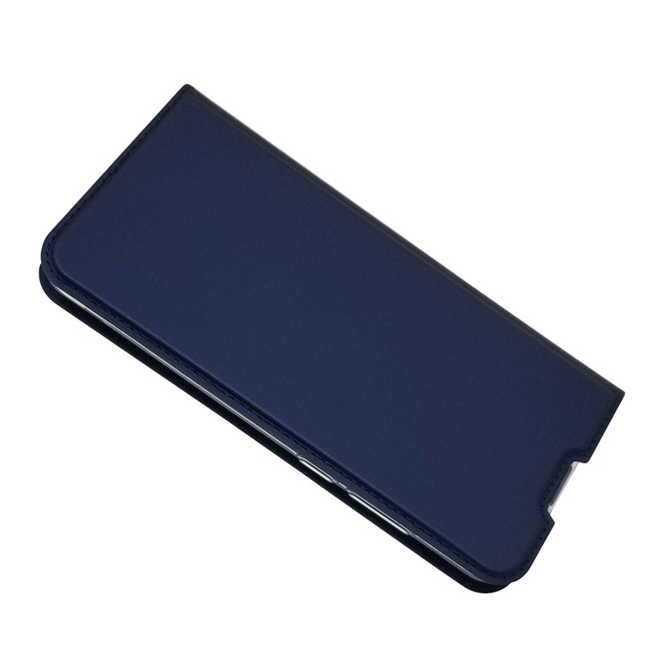 Magnetic Adsorption Leather Card Holder Case for Huawei Honor 8A - Dark Blue-3