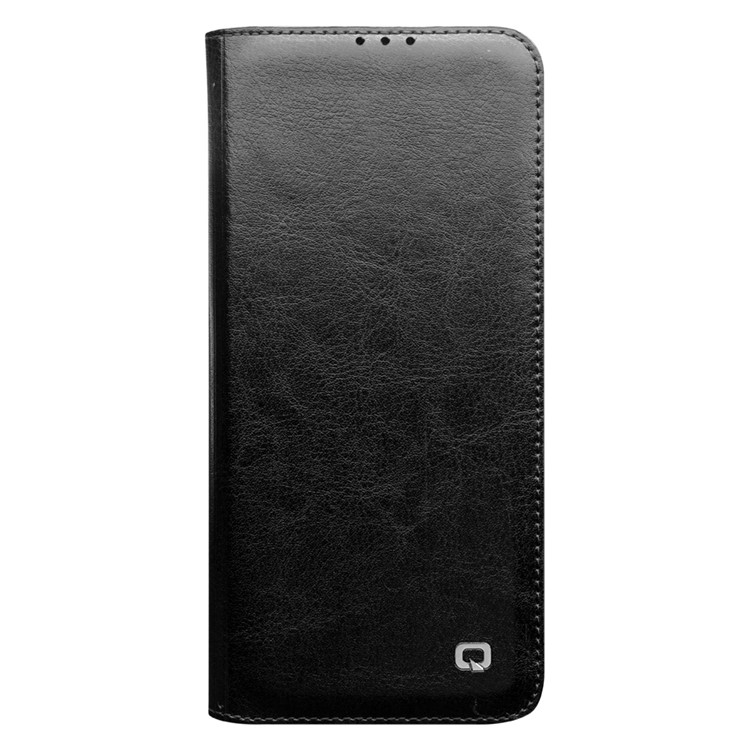 QIALINO Classic Genuine Leather Case with Card Slot for Huawei P30 - Black-3