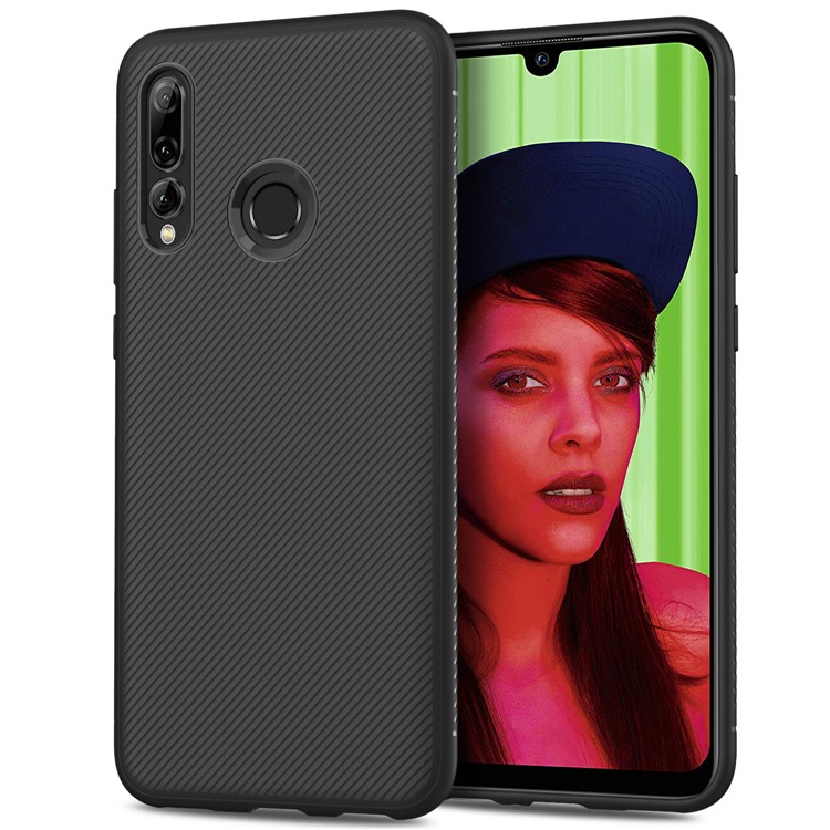 Jazz Series Twill Texture TPU Back Mobile Cover for Huawei P Smart+ 2019 / Enjoy 9s/ Maimang 8 / nova 4 lite / honor 10i - Black-3