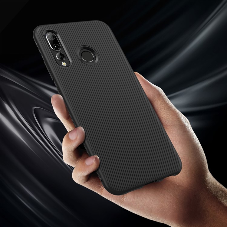 Jazz Series Twill Texture TPU Back Mobile Cover for Huawei P Smart+ 2019 / Enjoy 9s/ Maimang 8 / nova 4 lite / honor 10i - Black-6