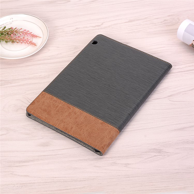 Toothpick Texture PU Leather Card Slot Stand Case for Huawei Honor Pad 5 10.1-inch - Black-7