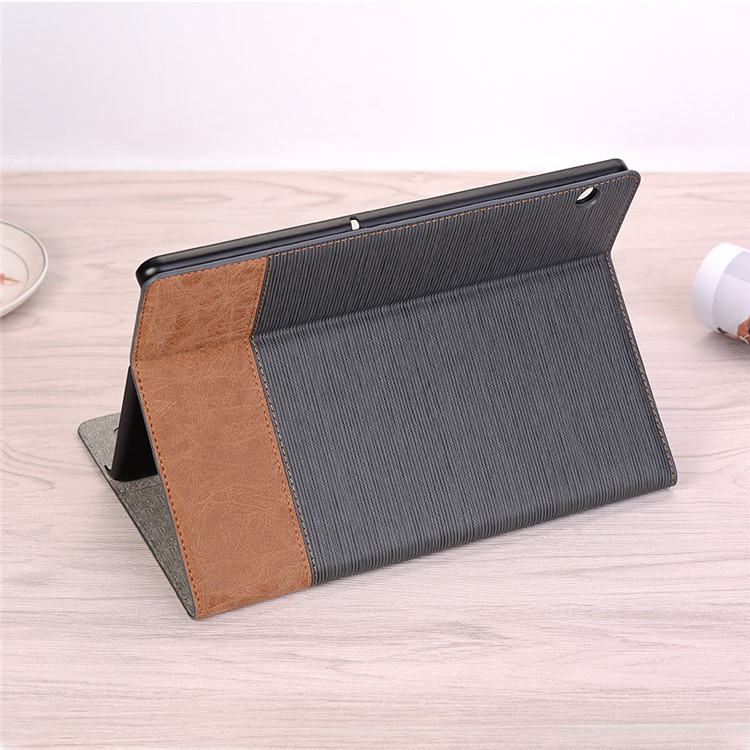 Toothpick Texture PU Leather Card Slot Stand Case for Huawei Honor Pad 5 10.1-inch - Black-8
