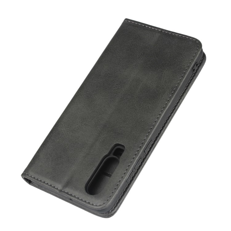 Magnetic Case Stand Leather Wallet Phone Cover for Huawei P30 - Black-7