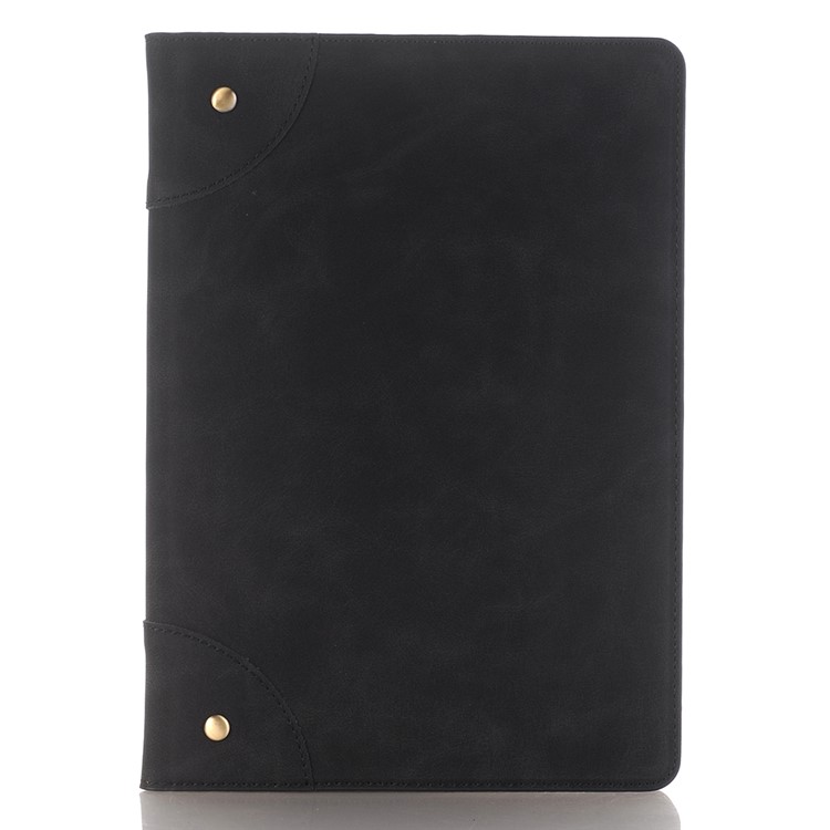 Retro PU Leather Tablet Case with Wallet Stand for Huawei Honor Pad 5 10.1 inch - Black-1