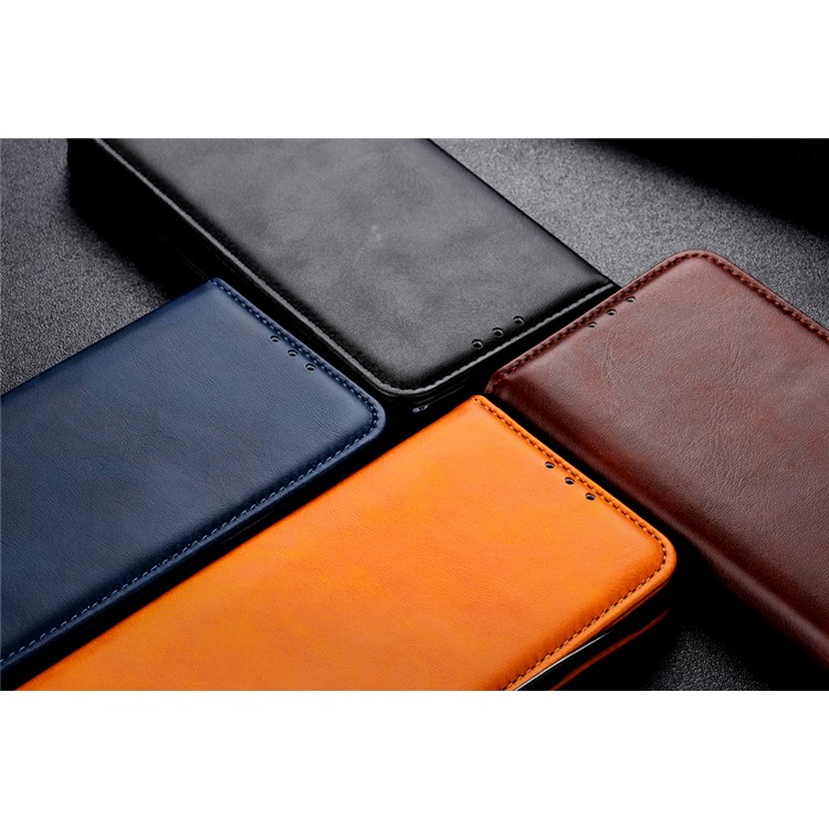 Auto-absorbed Split Leather Wallet Case for Huawei P Smart Plus 2019 / Enjoy 9S / nova 4 lite / Honor 10i - Black-11