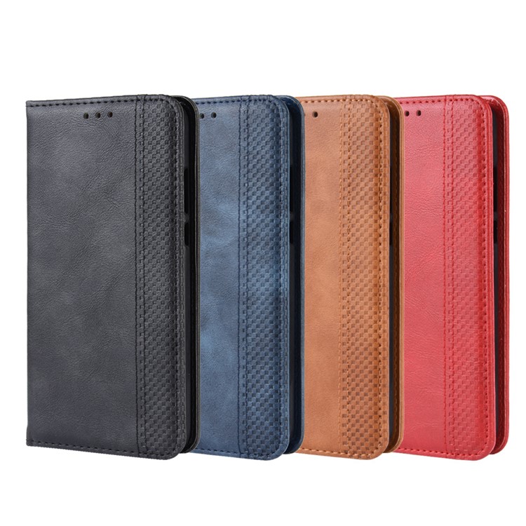 Vintage Style Leather Wallet Case for Huawei P Smart+ 2019 / Enjoy 9S / nova 4 lite / Honor 10i - Black-10