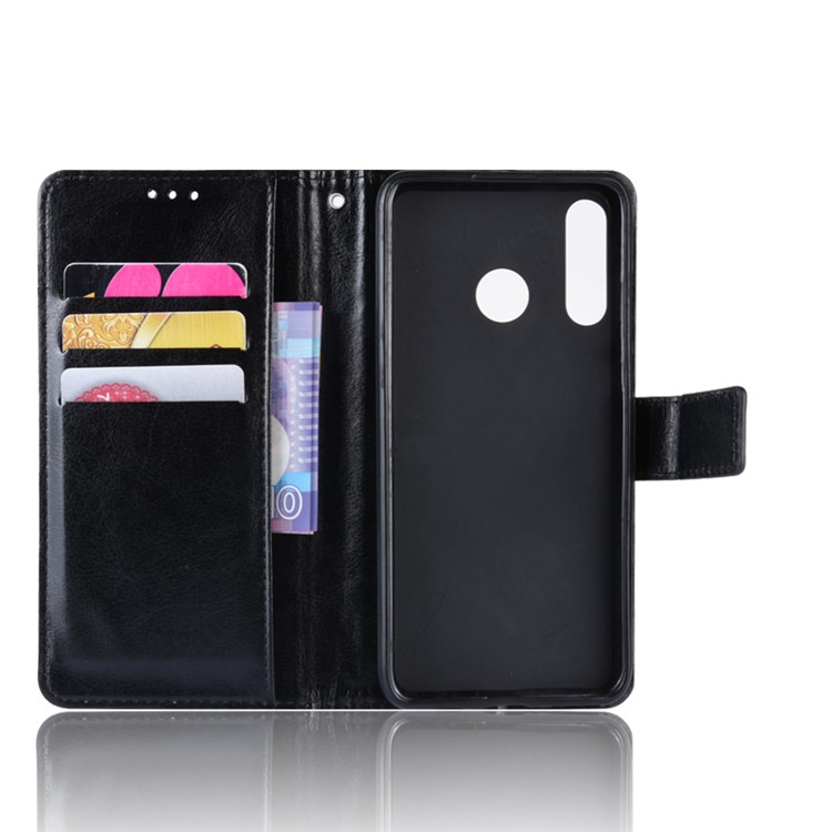 Crazy Horse Leather Wallet Case for Huawei P Smart Plus 2019 / Enjoy 9s / Honor 10i / nova 4 lite - Black-4