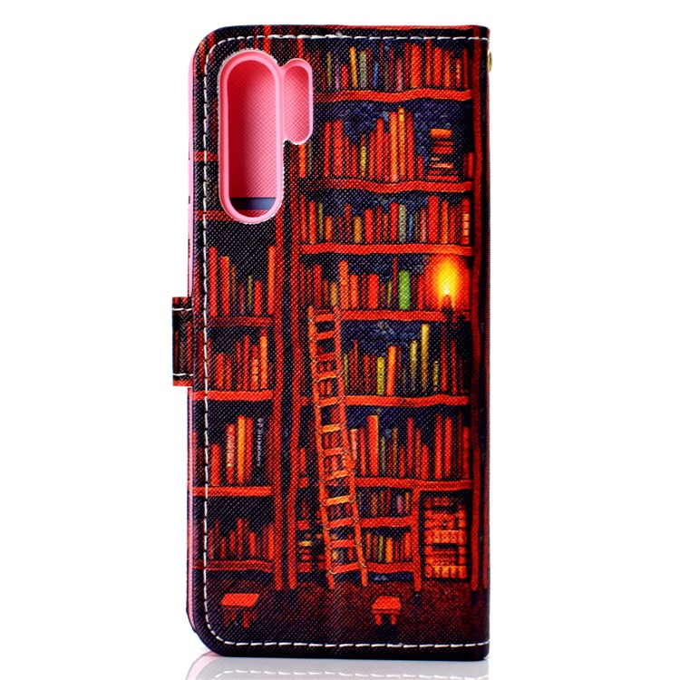 Pattern Printing Wallet Leather Stand Case for Huawei P30 Pro - Bookshelf-3