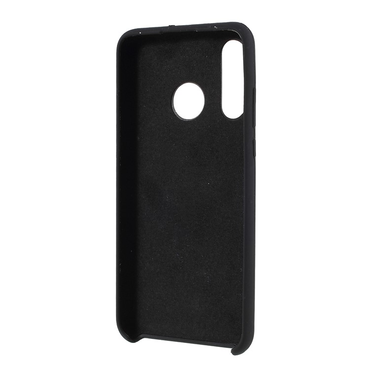 For Huawei P30 Lite / nova 4e Solid Silicone Protection Case - Black-3