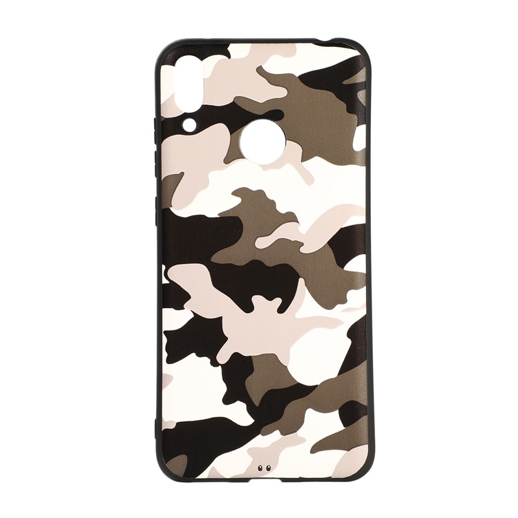 Camouflage Pattern TPU Back Case for Huawei P Smart (2019) / Nova Lite 3 (Japan) - White-2