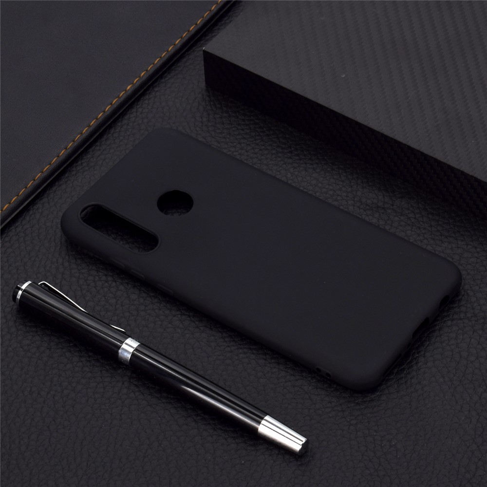 Case TPU de Esmalte Suave Para Huawei P30 Lite New Edition/P30 Lite/nova 4e - Negro