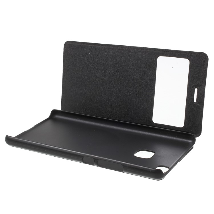 View Window Leather Flip Case for Huawei P9 Lite / G9 Lite - Black-5
