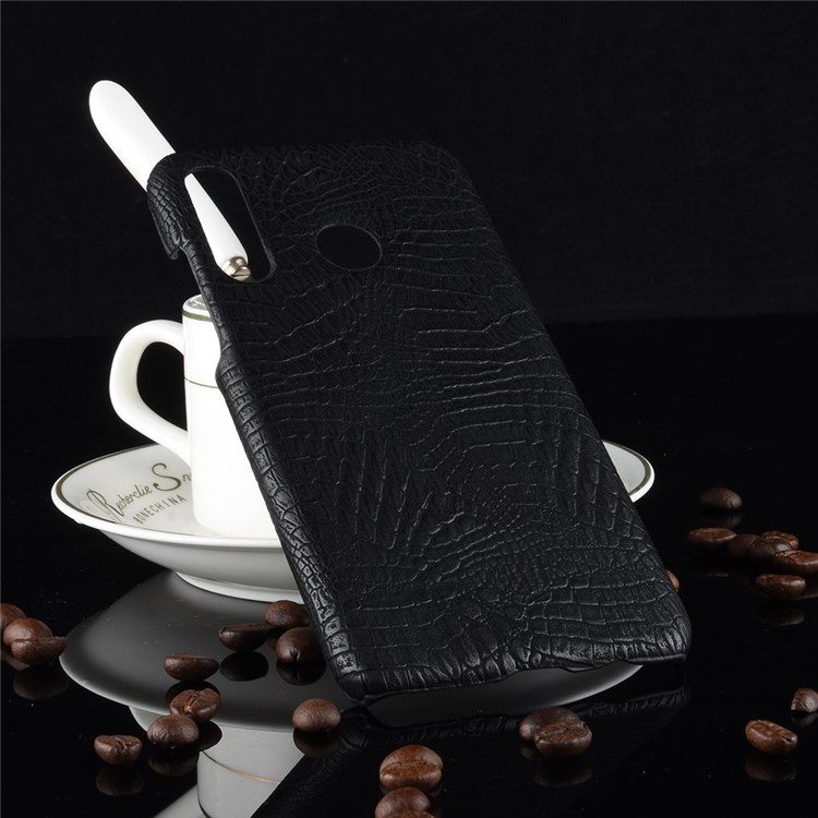 Crocodile Texture PU Leather Coated Plastic Cover for Huawei P Smart Plus 2019 / Enjoy 9s / Honor 10i / nova 4 lite - Black-4