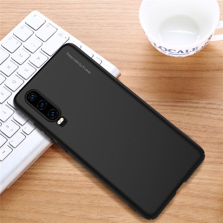 X-LEVEL Knight Series Frosted PC Hard Case Accessory for Huawei P30 - Black-7