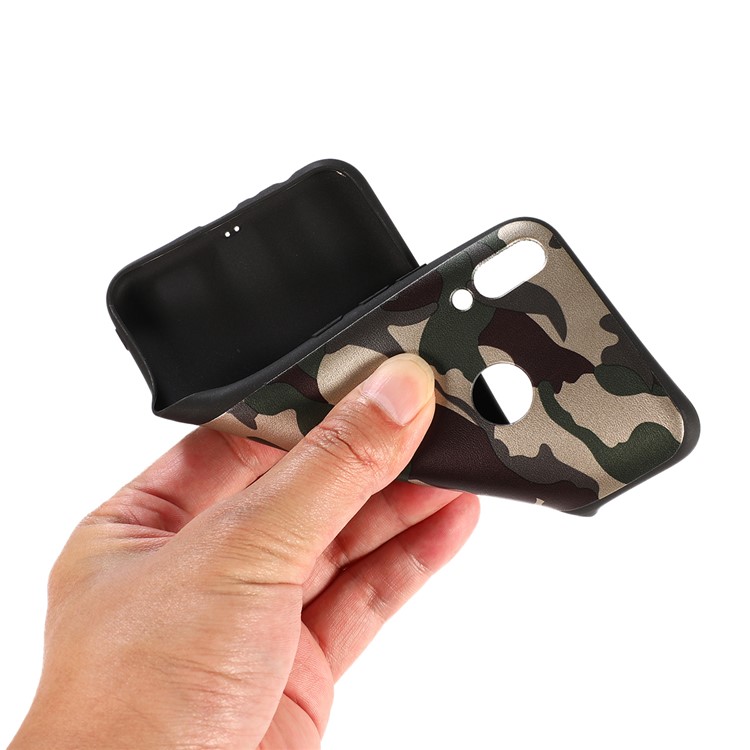 For Huawei Y9 (2019) / Enjoy 9 Plus (China) Camouflage Pattern TPU Mobile Phone Shell - Green-3