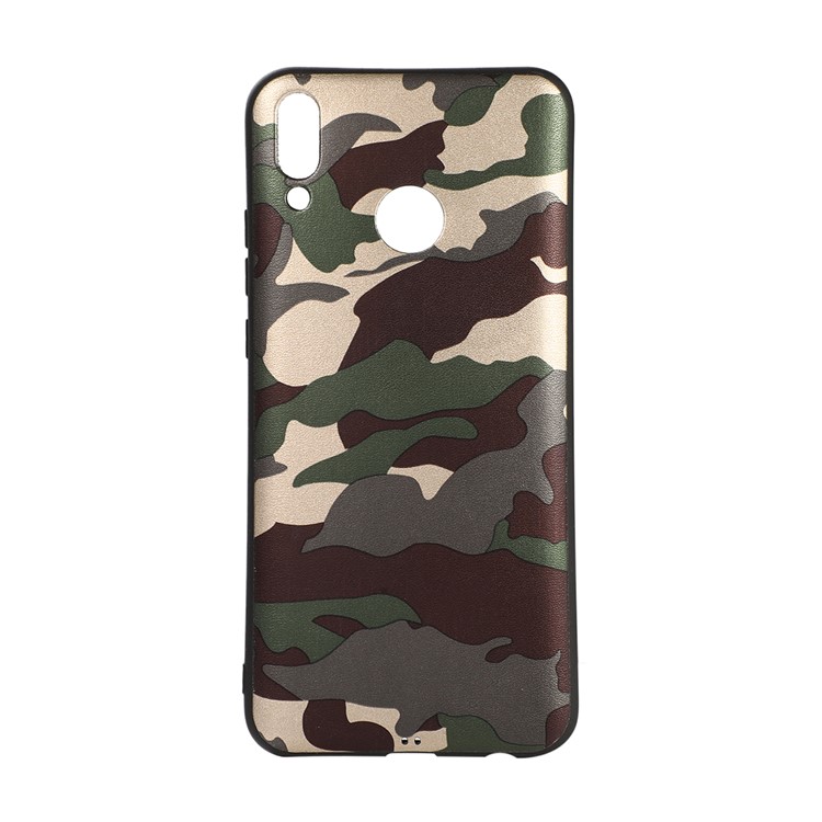 For Huawei Y9 (2019) / Enjoy 9 Plus (China) Camouflage Pattern TPU Mobile Phone Shell - Green-5