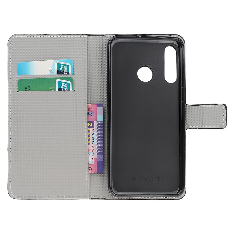 Impressão Padrão De Couro PU Stand Tampa Do Telefone Para Huawei P Inteligente Mais 2019 / Aproveite 9s / Honra 10i / nova 4 lite - Bandeira Dos EUA-8