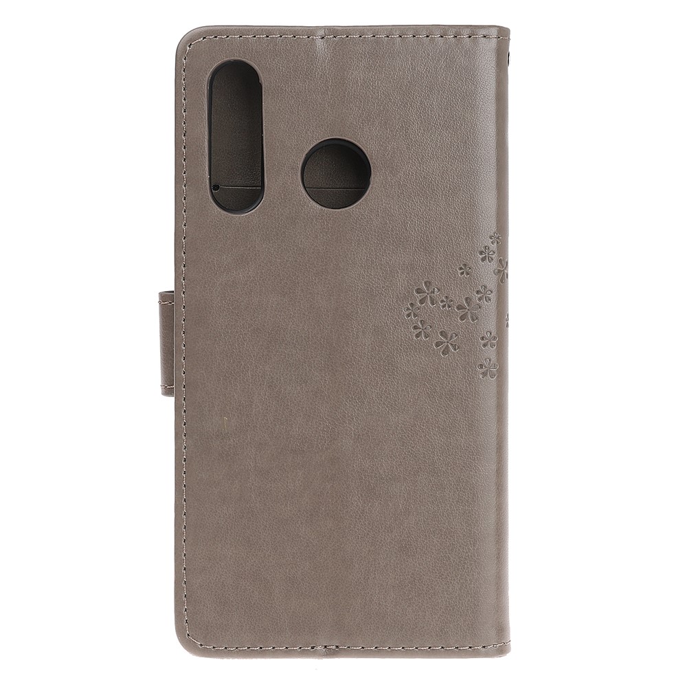 Estuche Billetera De Cuero Búho árbol Para Huawei P Smart Plus 2019 / Disfruta 9S / nova 4 lite / Honor 10i - Gris-4
