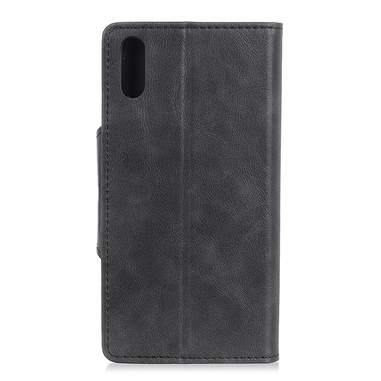 PU Leather Wallet Stand Mobile Case for Huawei Y5 (2019) - Black-10