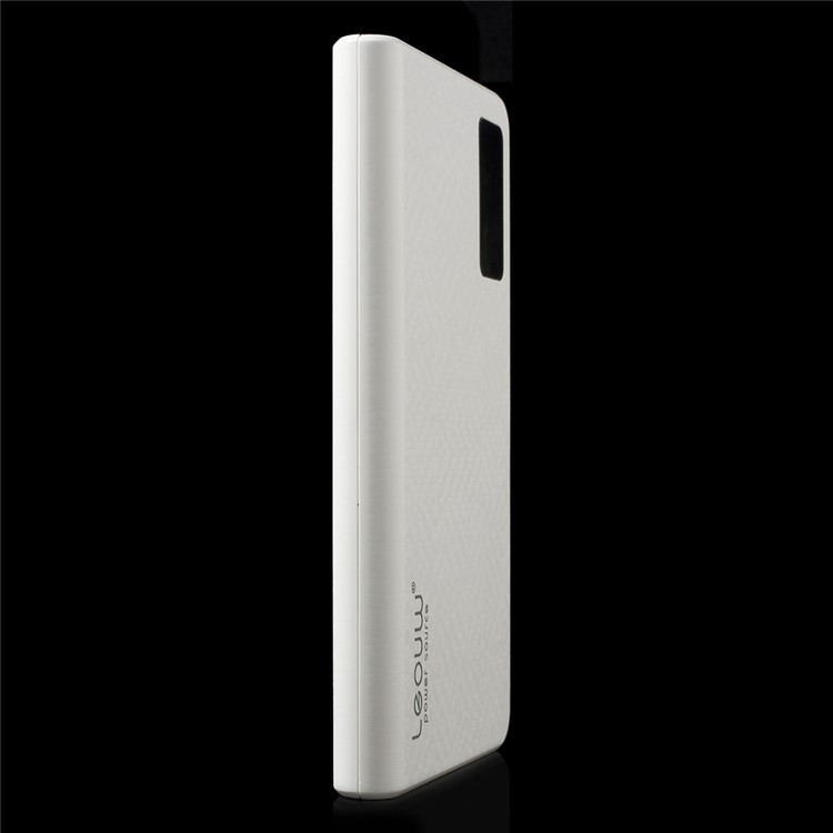 LEYOU LE-212 12000mah Dual USB Power Bank Battery Charger for iPhone iPod Samsung HTC LG Sony - White-3