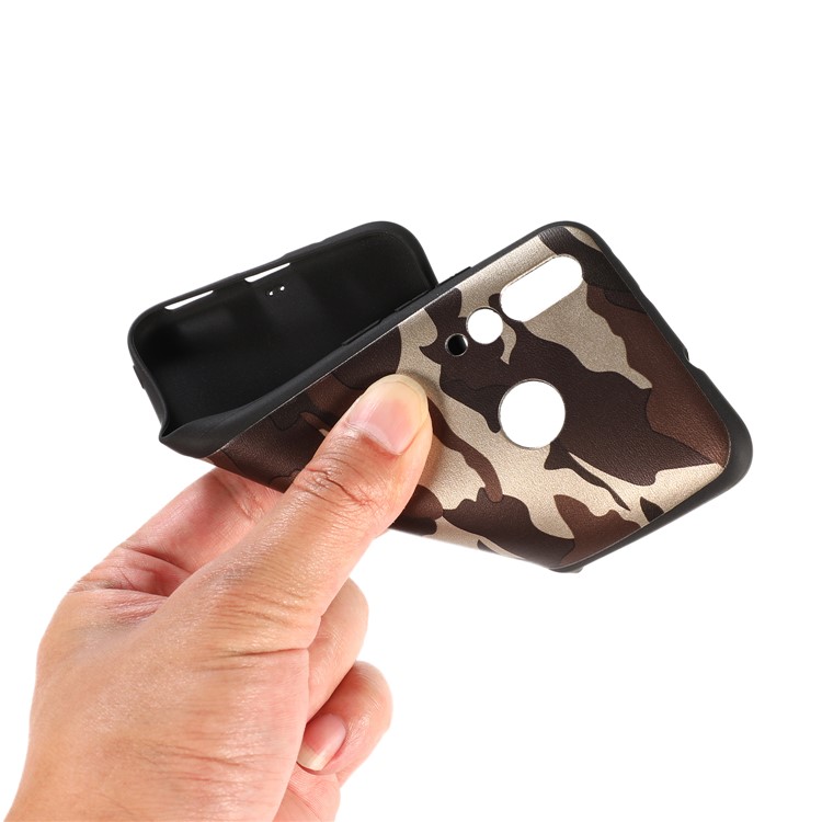 For Huawei nova 4 Camouflage Pattern TPU Mobile Phone Shell - Grey-5