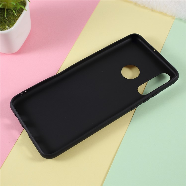 3d Bolha De Chá Padrão TPU Para Huawei P30 Lite / nova 4e - Preto-3