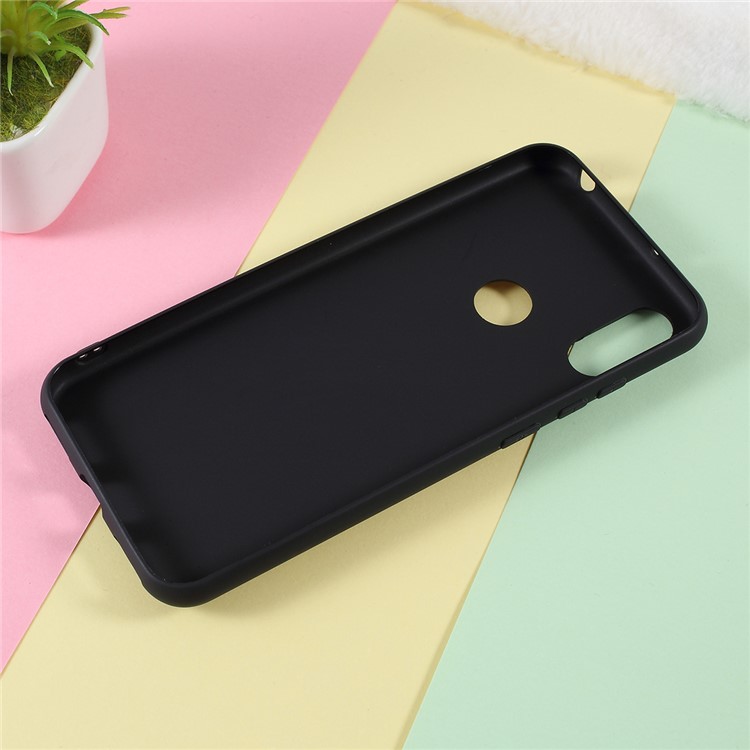 3D Bubble Tea Pattern TPU Casing for Huawei Y6 (2019, with Fingerprint Sensor) / Y6 Prime (2019) - Black-3