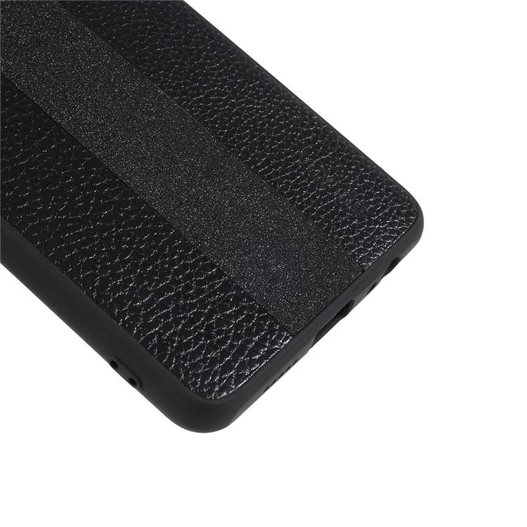 SULADA for Huawei P30 Litchi Texture PU Leather TPU Protection Phone Case - Black-5