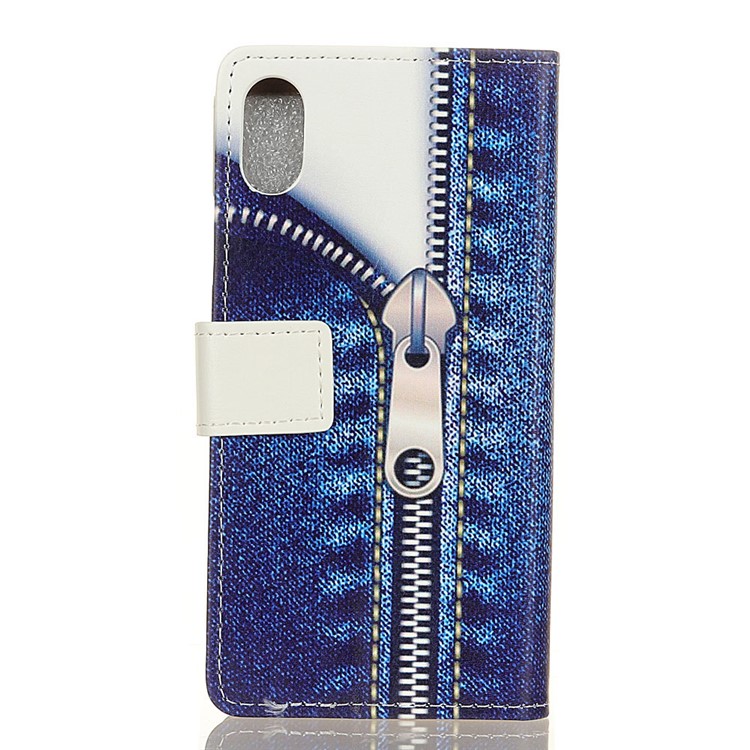 Pattern Printing Wallet Stand Leather Mobile Shell for Huawei Y5 (2019) - Zipper Notebook-4