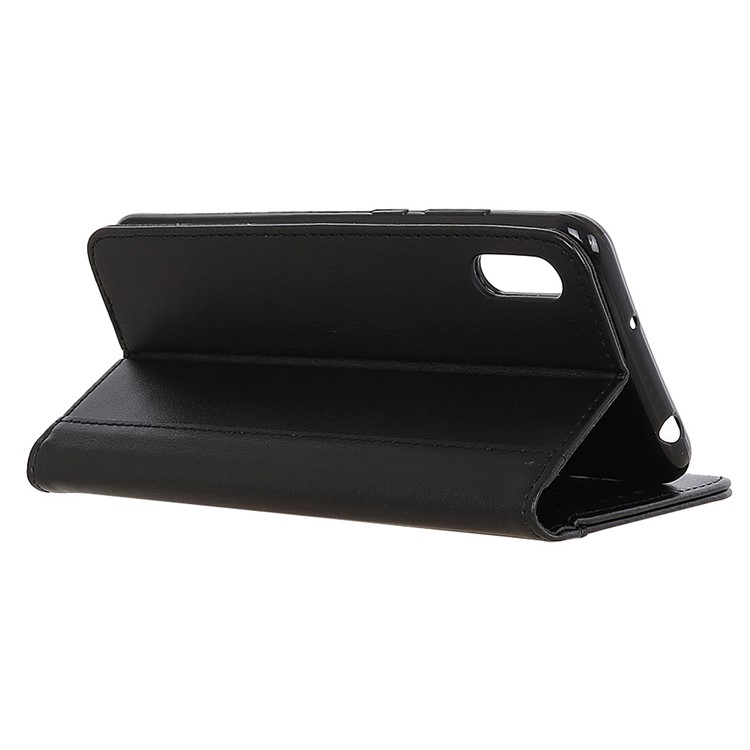PU Leather Wallet Stand Case Cover for Huawei Y5 (2019) - Black-10