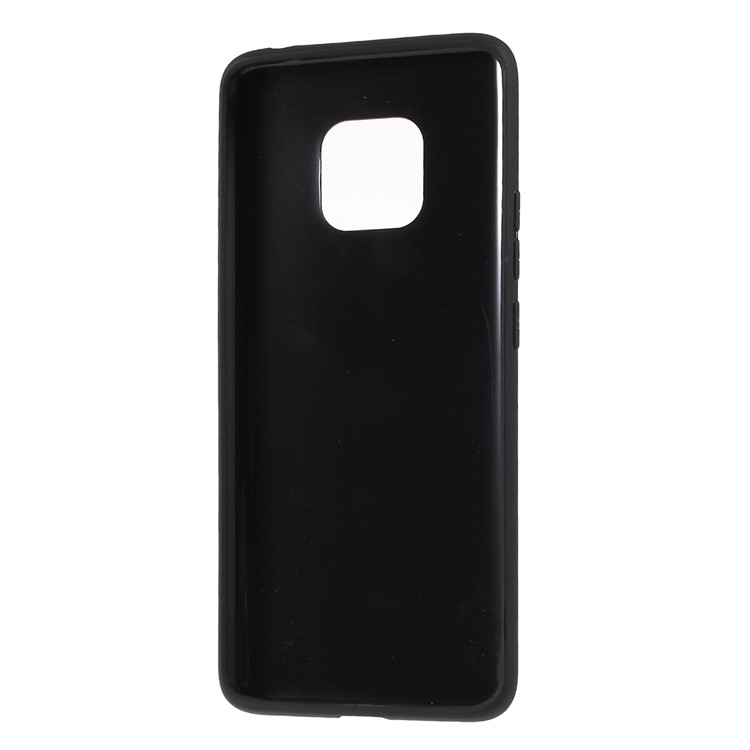 Business Card Slot PU Leather Coated TPU Mobile Phone Cover for Huawei Mate 20 Pro - Black-4