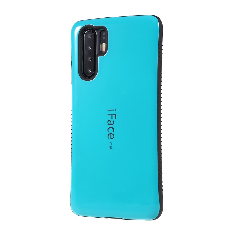 IFACE MALL Wave TPU + PC Hybrid Back Case for Huawei P30 Pro - Blue-4