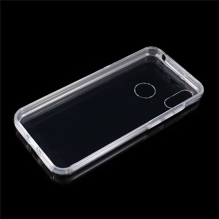 Tampa Transparente Do Telemóvel De TPU + PC Híbrido Para O Huawei Y6 (2019) / Y6 Pro (2019)-2