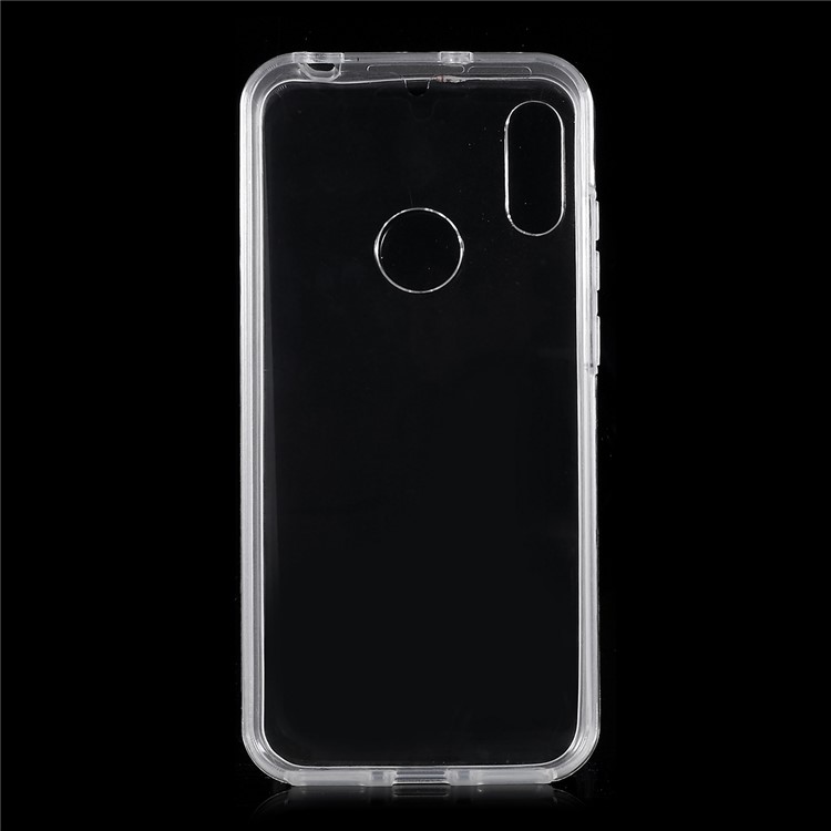Tampa Transparente Do Telemóvel De TPU + PC Híbrido Para O Huawei Y6 (2019) / Y6 Pro (2019)-4