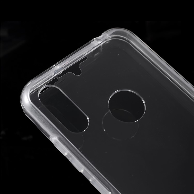 Tampa Transparente Do Telemóvel De TPU + PC Híbrido Para O Huawei Y6 (2019) / Y6 Pro (2019)-5