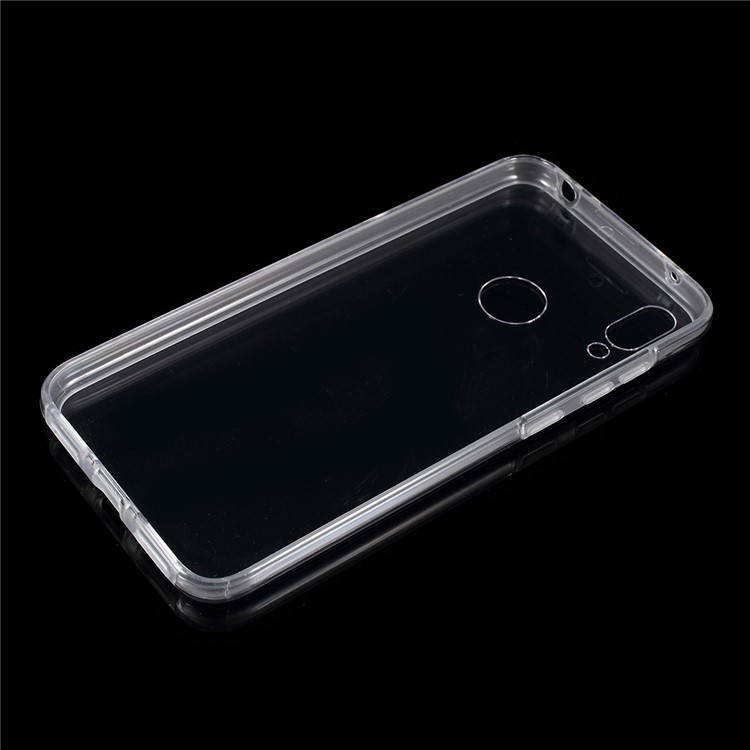 Transparent TPU + PC Hybrid Cell Phone Cover for Huawei Y7 (2019) / Y7 Pro (2019) / Enjoy 9-2