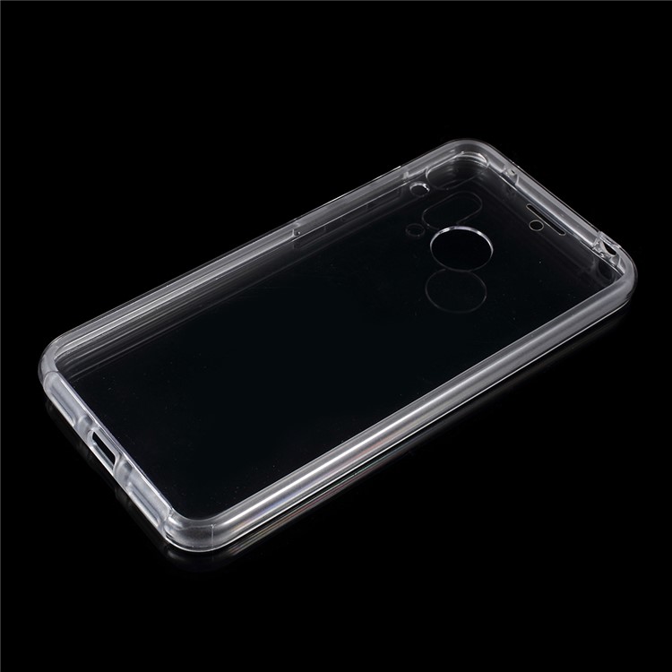 Transparent TPU + PC Hybrid Cell Phone Cover for Huawei Y7 (2019) / Y7 Pro (2019) / Enjoy 9-3