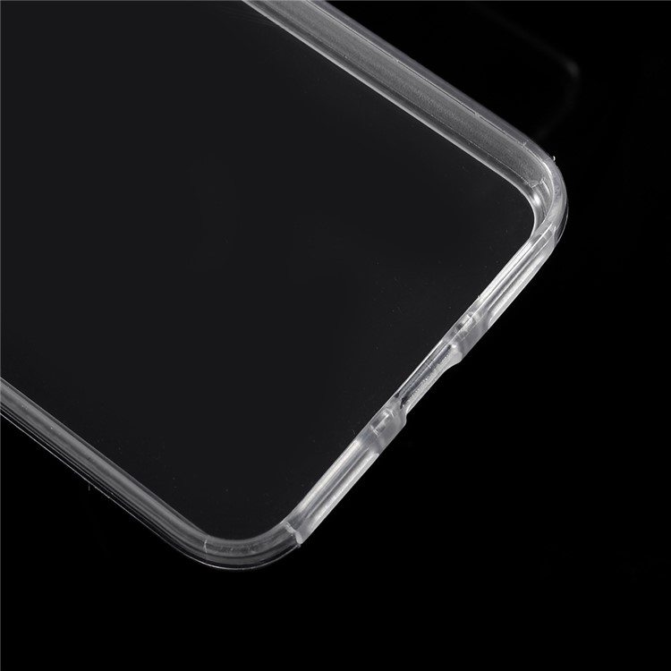 Transparent TPU + PC Hybrid Cell Phone Cover for Huawei Y7 (2019) / Y7 Pro (2019) / Enjoy 9-6