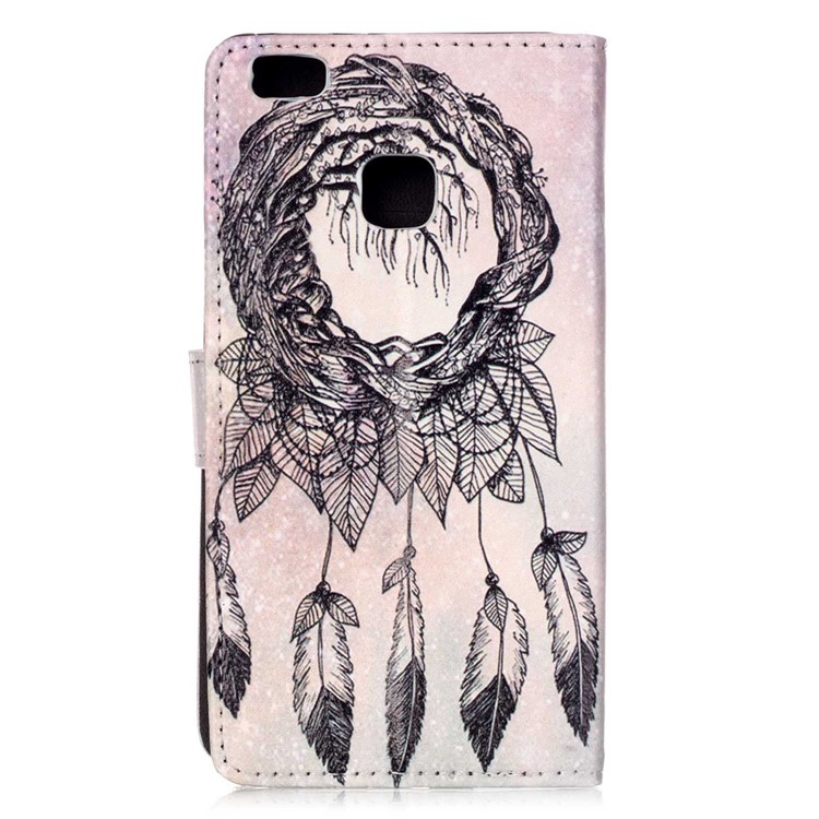 Embossment Leather Wallet Stand Case for Huawei P9 Lite - Dream Catcher-2