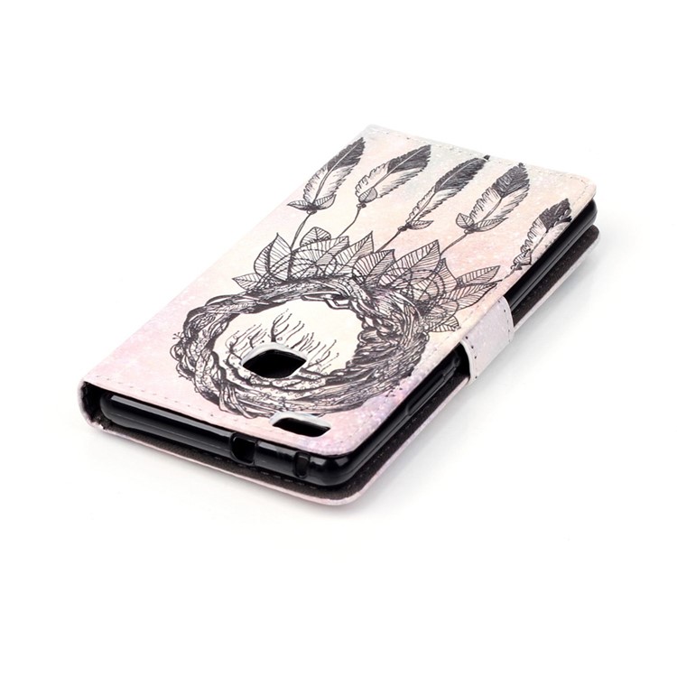 Embossment Leather Wallet Stand Case for Huawei P9 Lite - Dream Catcher-5